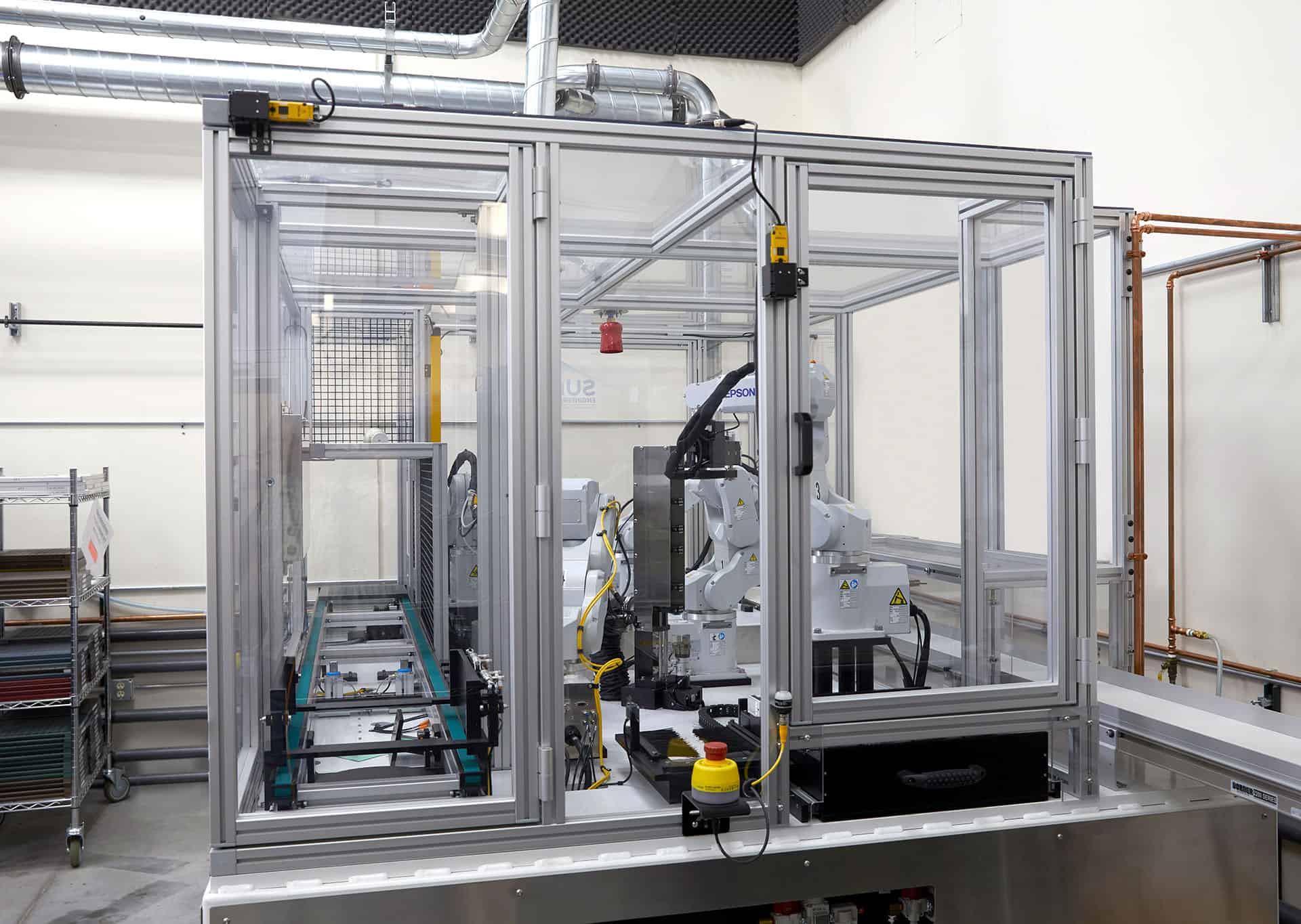 Automated machinery.