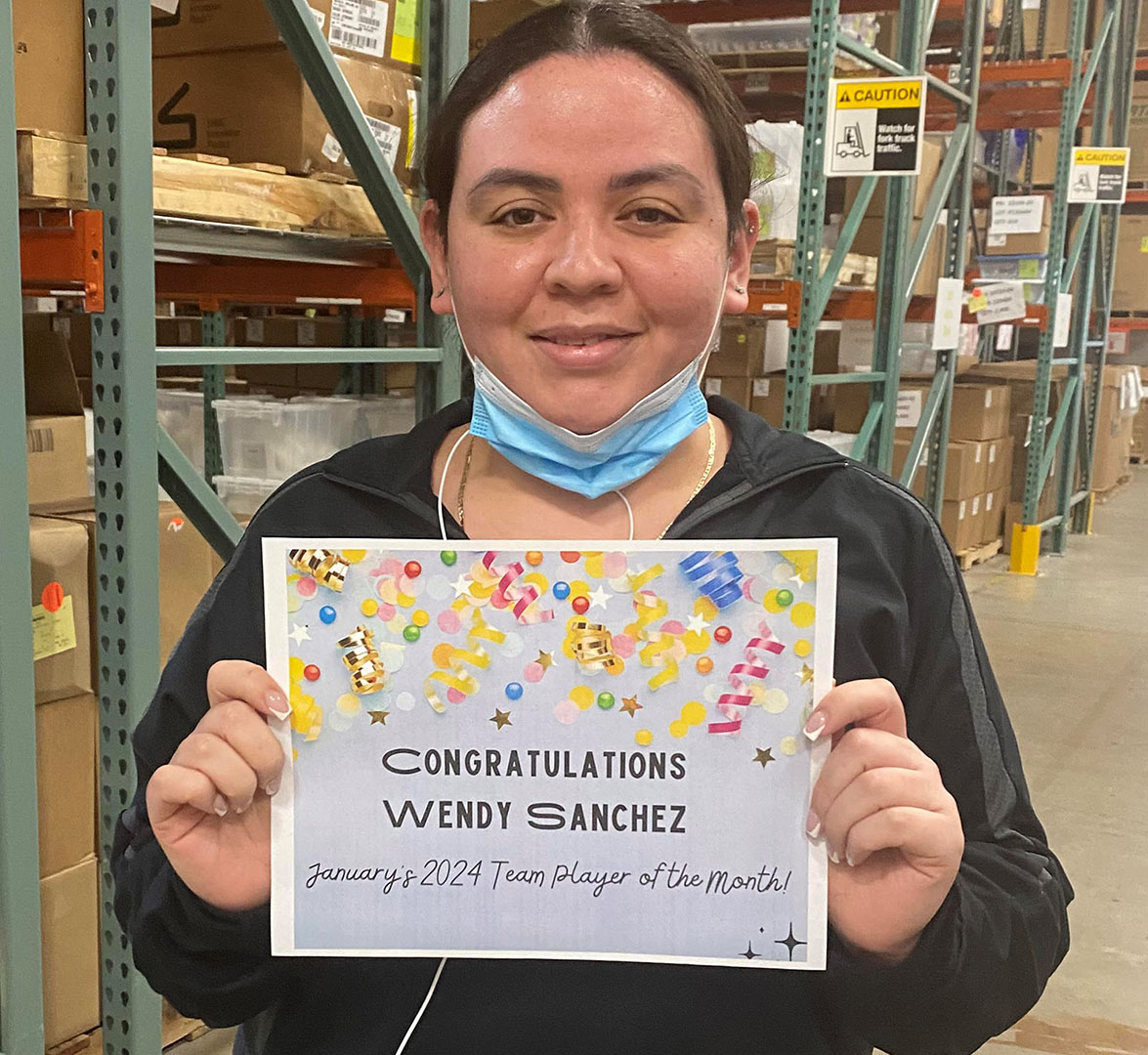Wendy Sanchez, Velosity employee.