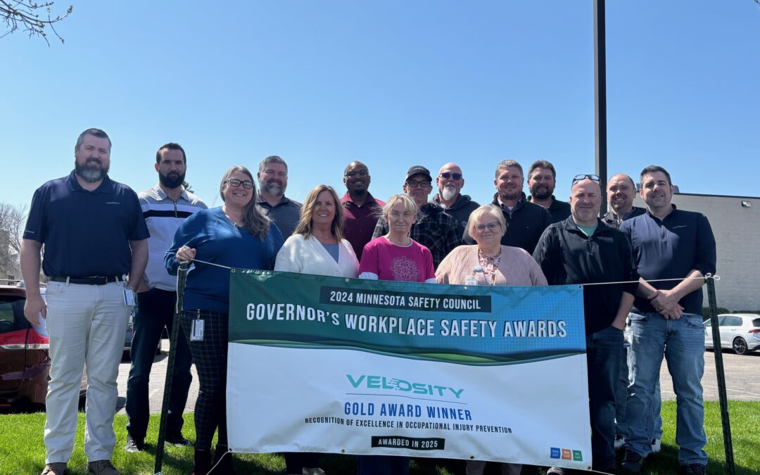 Velosity Earns Minnesota Safety Council Governor’s Workplace Safety Awards for 2024