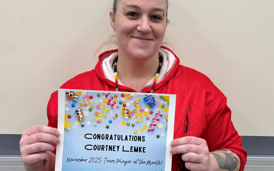 November’s Team Player of the Month!